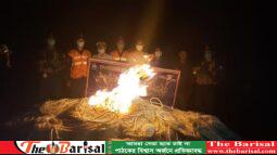 মনপুরায়  ৬০ হাজার মিটার ইলিশ  জাল জব্দ