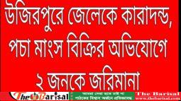 উজিরপুরে এক জেলেকে এক মাসের কারাদন্ড, পচা মাংস বিক্রির অভিযোগে ২ জনকে জরিমানা
