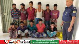 মনপুরার মেঘনায় নিঝুম দ্বীপের ১১ জেলে আটক/ প্রত্যেক জেলেকে এক বছর কারাদন্ড