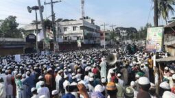 বিশ্বনবীর ব্যঙ্গচিত্র প্রদর্শনের প্রতিবাদে দৌলতখানে বিক্ষোভ মিছিল ও সমাবেশ