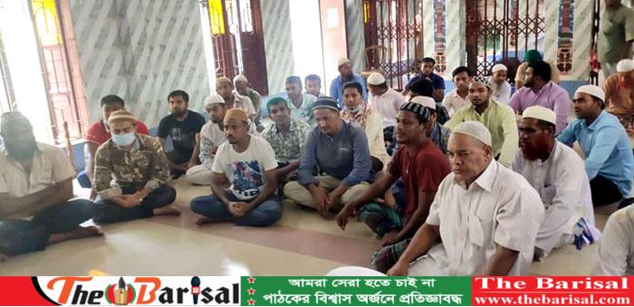 কেন্দ্রীয় বিএনপির প্রশিক্ষন বিষয়ক সম্পাদক মোশাররফ হোসেনের শ^াশুড়ির মৃত্যুতে কলাপাড়ায় দোয়া মিলাদ