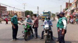 কঠোর লকডাউনে নীরব বরিশাল