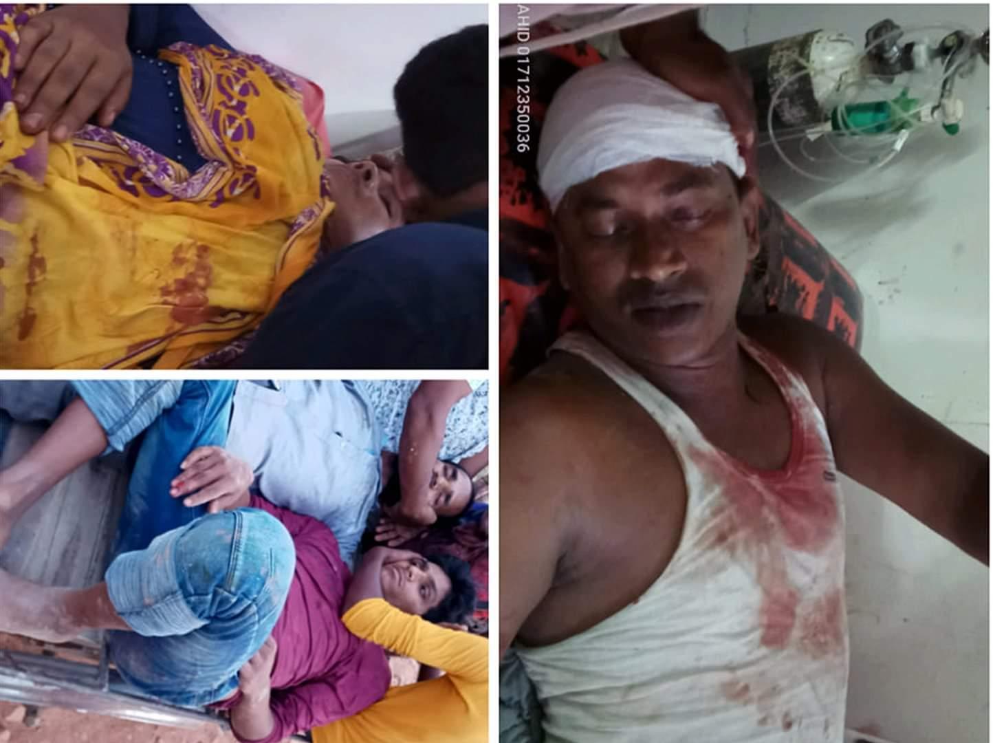 মহিপুরে ক্ষেতে ডাল তুলতে গিয়ে সন্ত্রাসী হামলার শিকার। মানবাধিকার কর্মীসহ আহত-১২