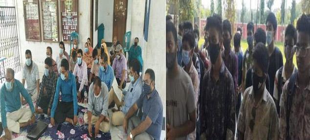 বিক্ষোভে উত্তাল বরিশাল সরকারী মডেল কলেজ