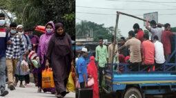 চরম ভোগান্তির ঢাকা যাত্রা