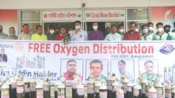 বরিশালে জেলা প্রশাসনের অক্সিজেন সুবিধা চালু