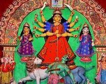 বরিশালে দুর্গা পূজায়  করোনার ধাক্কা