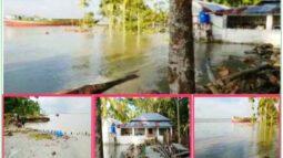 বরিশালে নদীগর্ভে বিলীন হতে চলেছে জৈনপুরী বড় হুজুরের খানকা