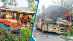 বরগুনায় দুই বাসের মুখোমুখি সংঘর্ষে নিহত ২