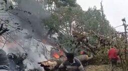 ভারতের প্রতিরক্ষাপ্রধানসহ বিধ্বস্ত কপ্টারের ১৩ আরোহীই মারা গেছেন