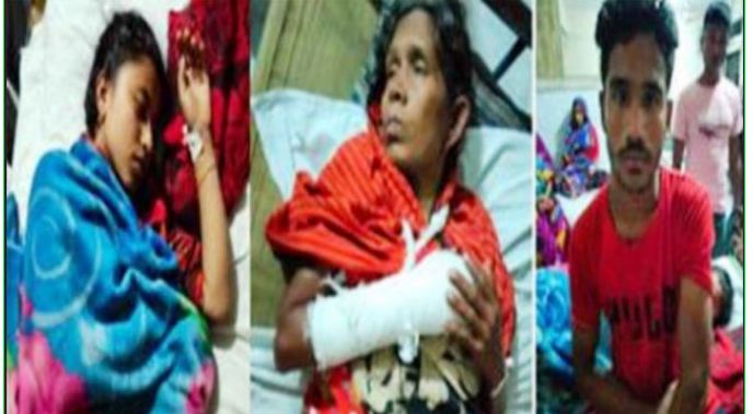 পটুয়াখালীতে ছাগল চুরির অপবাদে অন্তঃসত্ত্বা নারীসহ তিনজনকে পিটিয়ে জখম