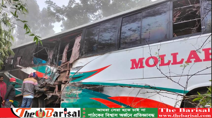 আমতলীতে সড়ক দুর্ঘটনায় আহত ১০