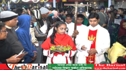 বরিশালে উৎসবমুখর পরিবেশে ‘বড়দিন’ উদযাপন