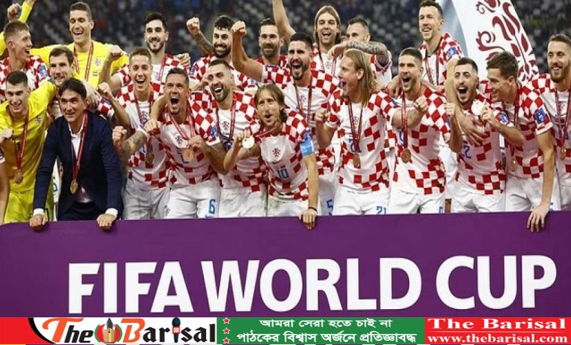 মরক্কোকে হারিয়ে তৃতীয় ক্রোয়েশিয়া