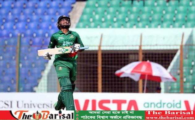 শান্ত-মুশফিক-সাকিবের ফিফটিতে বাংলাদেশের সংগ্রহ ২৪৬