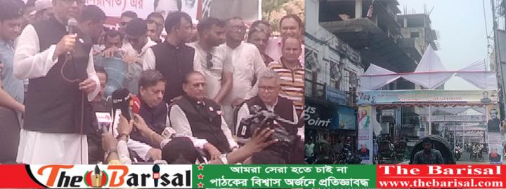 নির্বাচিত হলে বিধ্বস্থ বরিশালকে তিলোত্তমা নগরীতে পরিনত করব ইনশাল্লাহ- খোকন সেরনিয়াবাত
