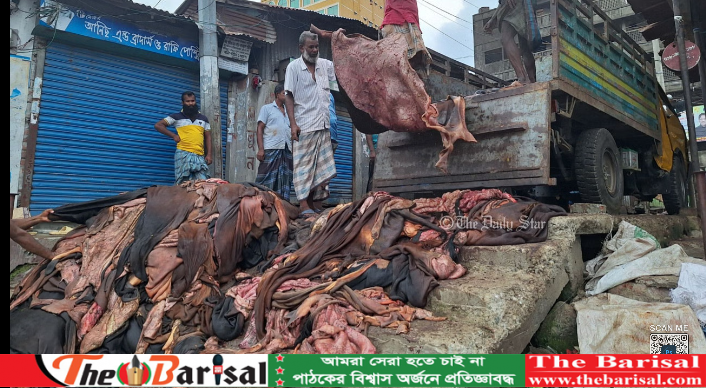 বরিশালে ১৫ শতাংশ চামড়া নষ্টের আশঙ্কা