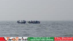 মনপুরায় মেঘনা নদীতে নিখোঁজ জেলেকে উদ্ধারে কাজ করছে ডুবুরি দল