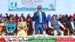 বরিশালে প্রাথমিক বিদ্যালয় গোল্ডকাপ ফুটবল টুর্নামেন্টের উদ্বোধন
