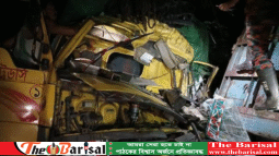 উজিরপুরে দুই ট্রাকের সংঘর্ষ ! হেলপারসহ নিহত-২